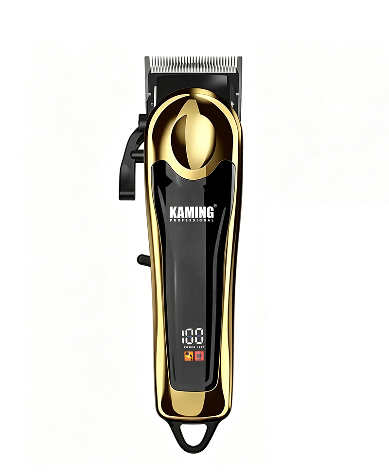 Kaming Professional Adjustable LCD Display Fade Hair Clipper for Salons