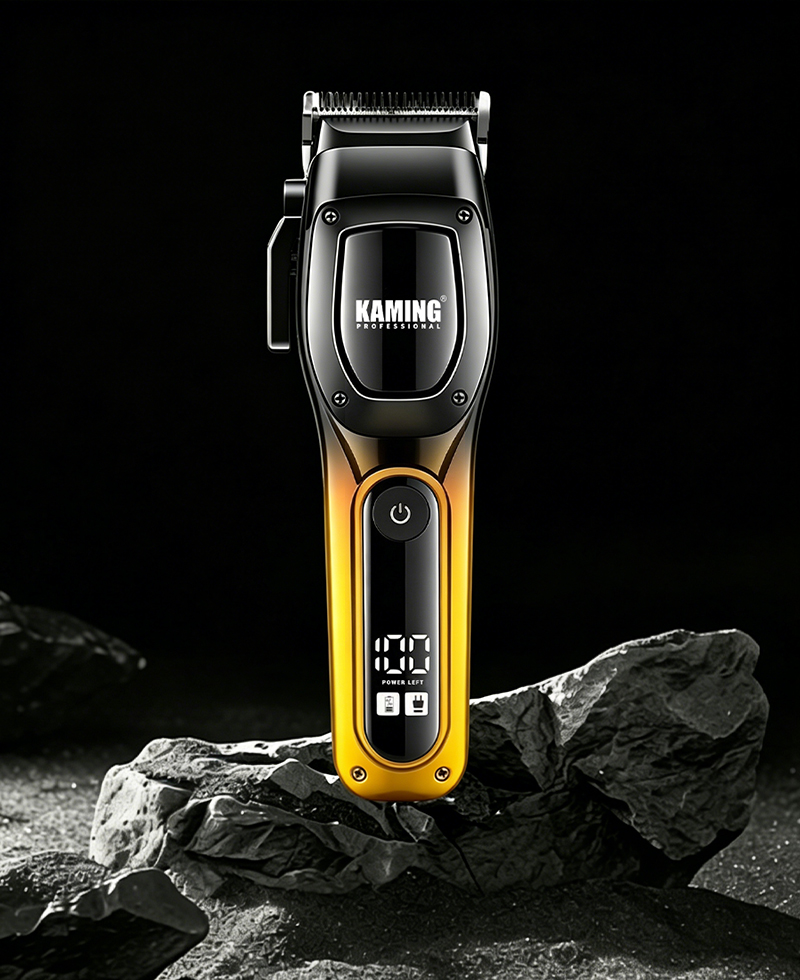 Kaming 1709 New Professional High Power Hair Clipper with Digital Display for Salon & Men’s Grooming